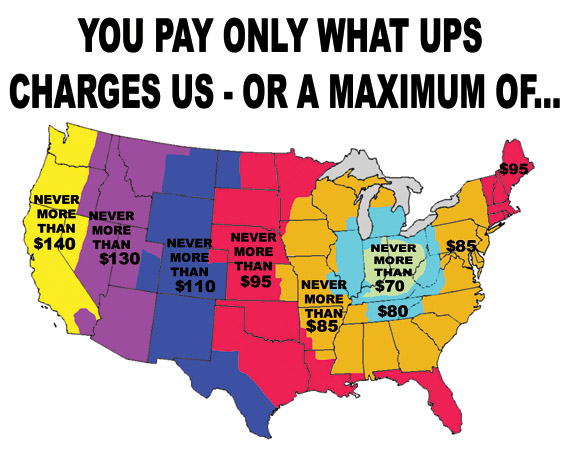 UPS Zone Map 2019